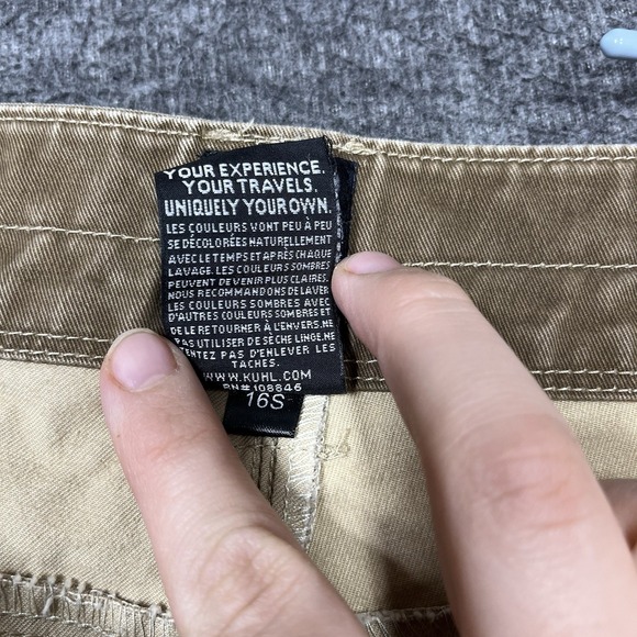 Kuhl Ryder Pants Mens 40x30 Brown Vintage Patina Dye Canvas Gorpcore Hiking Work - Picture 12 of 14